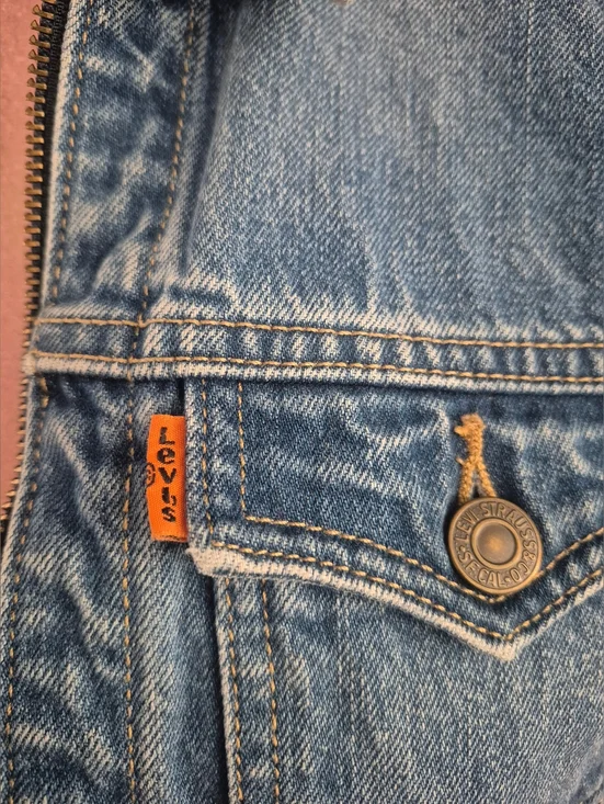 Levi's Orange Tab Vintage Denim Jacket Women's XS - Picture 1 of 11